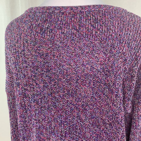 American Eagle purple and pink sweater - Picture 10 of 14